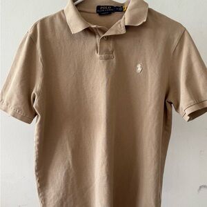 Ralph Lauren Men's Classic Tan Polo Shirt